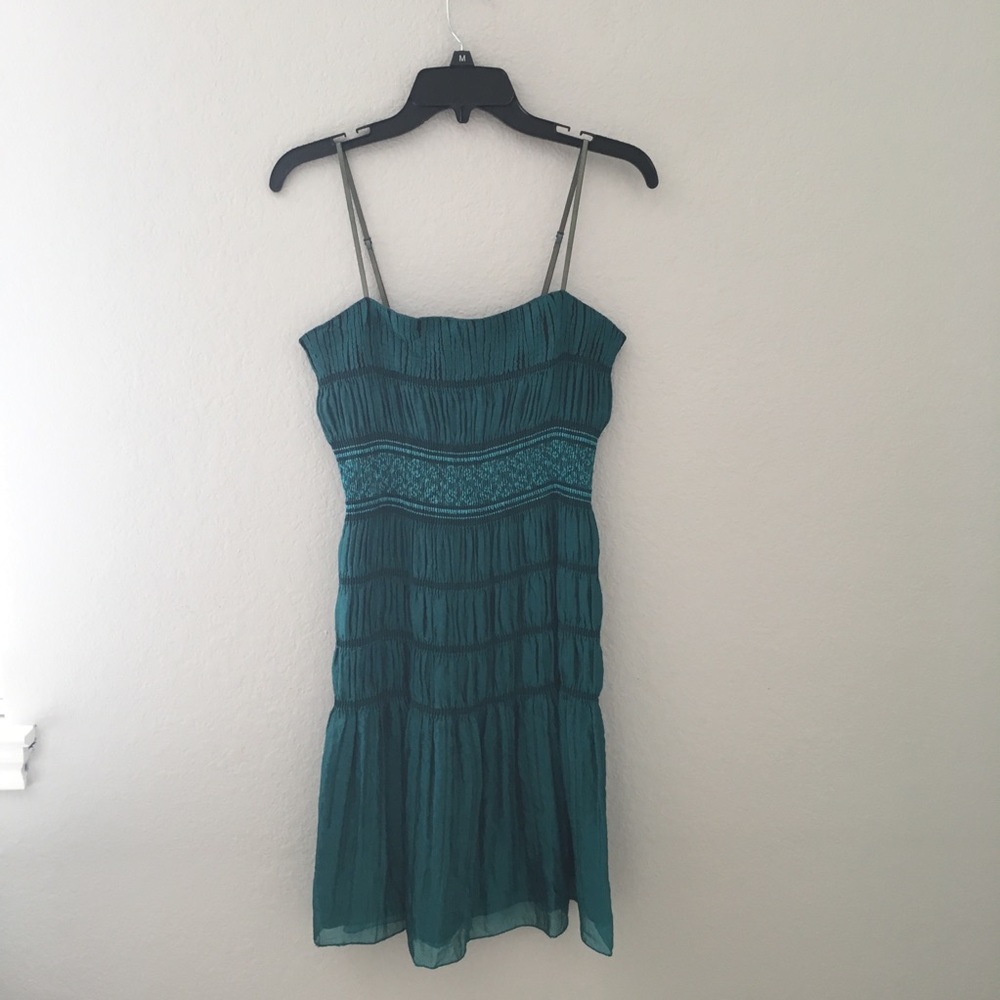 M.S.S.P Strapless Emerald Green Dress NWOT Sz M